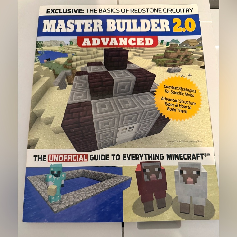 Master Builder 2.0 Advanced Unofficial Guide to Everything Minecraft Book